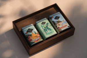 Premium Wood Box Gift Set - Thailand Blends Green Tea Set